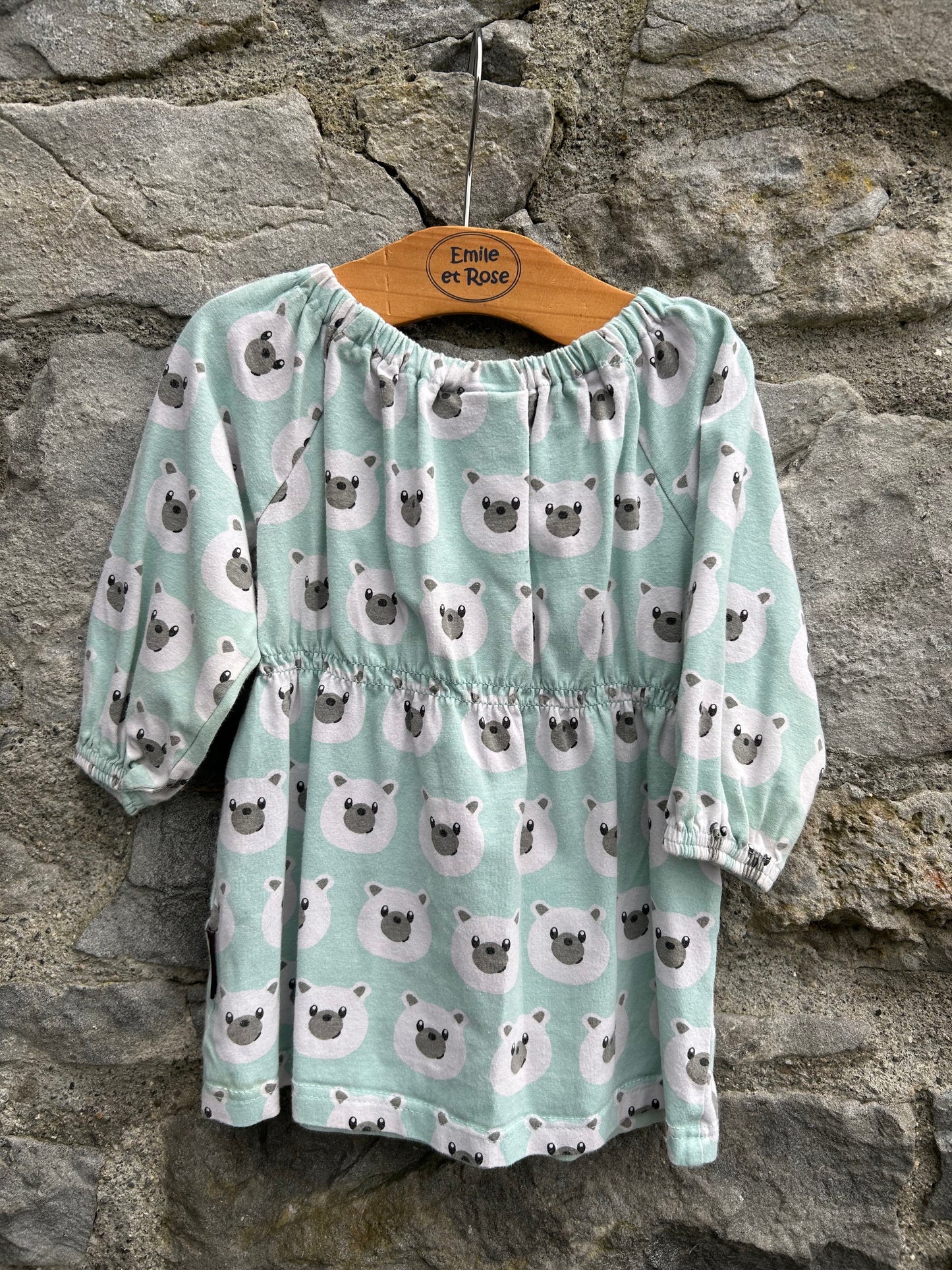 Polar bear dress  9-12m (74-80cm)