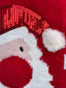 Santa red jumper  18-24m (86-92cm)