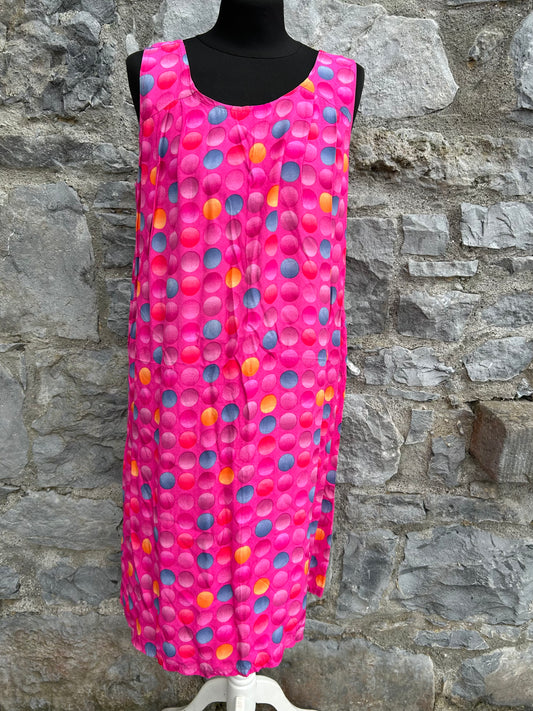 Mega dots pink dress uk 14