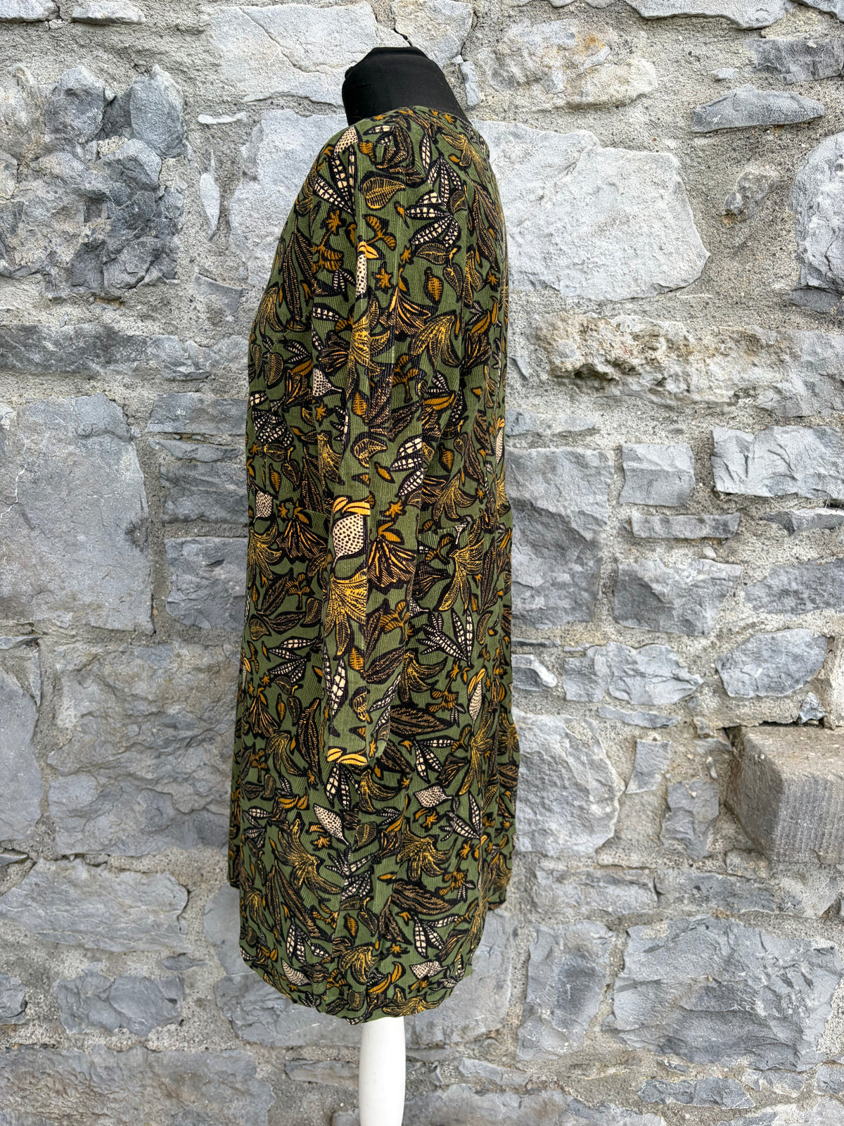 Botanic cord khaki dress uk 12