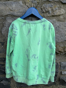 Surfboard green sweatshirt  6y (116cm)