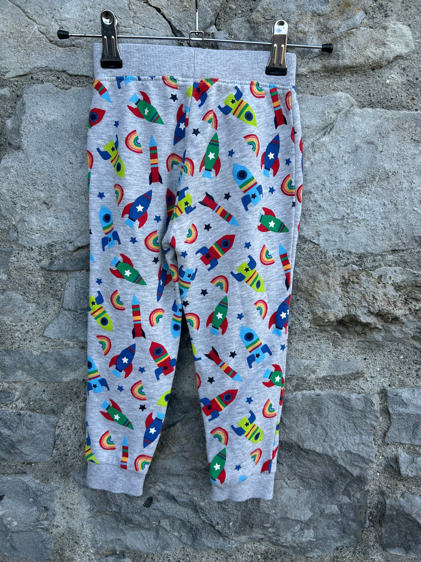 Rockets&Rainbows grey sweat pants  2-3y (92-98cm)