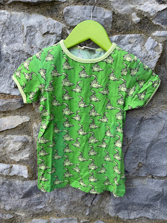 Lizards green T-shirt 3-4y (98-104cm)