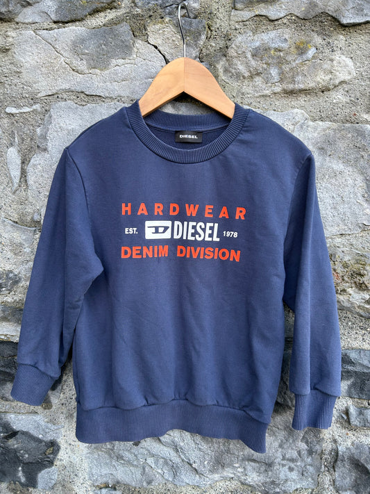 Hardwear Navy sweatshirt  6y (116cm)