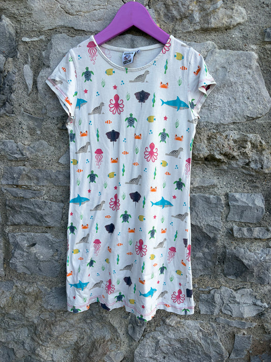 Under the sea animals dress  8y (128cm)