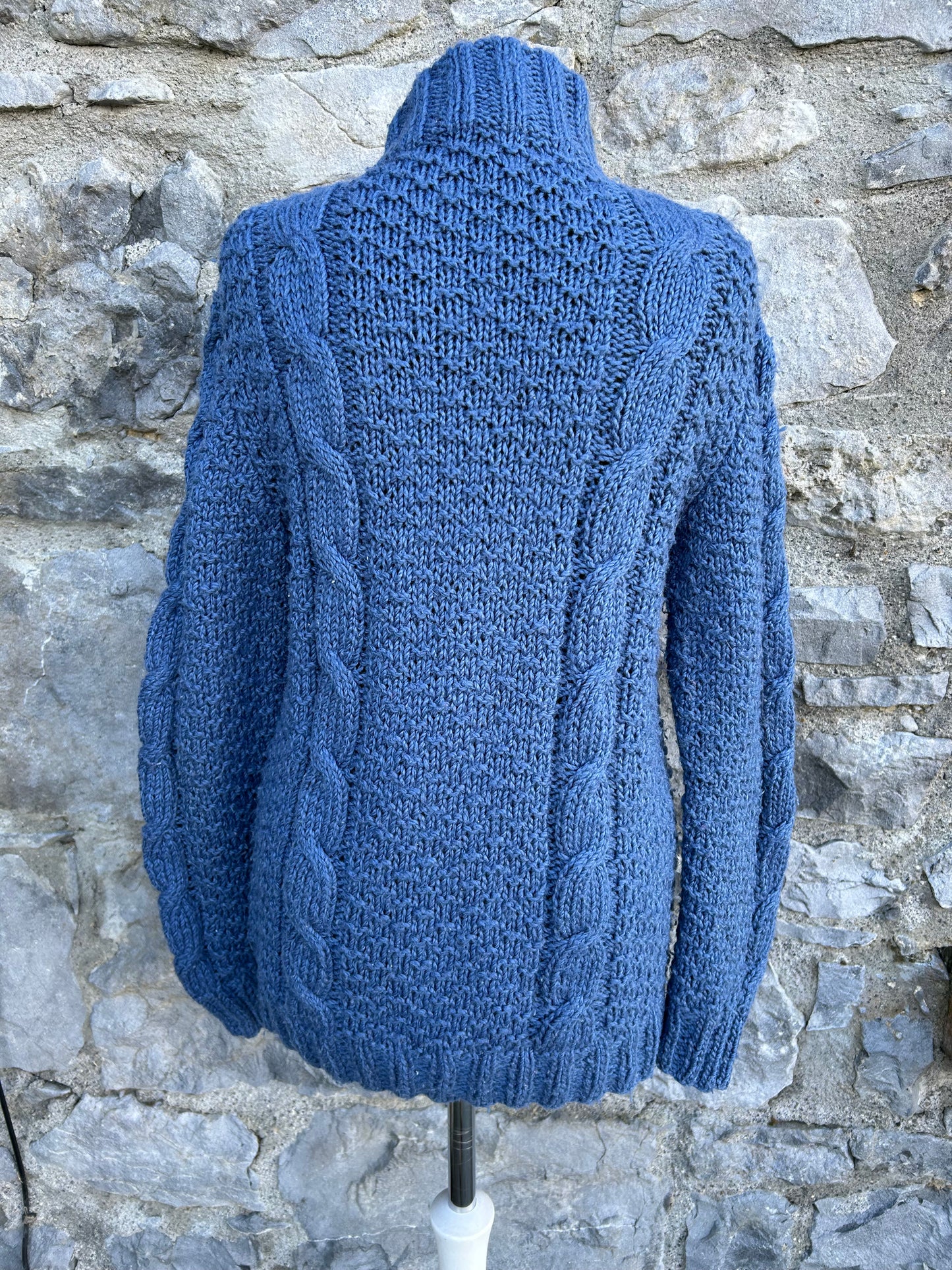 80s blue jumper Small