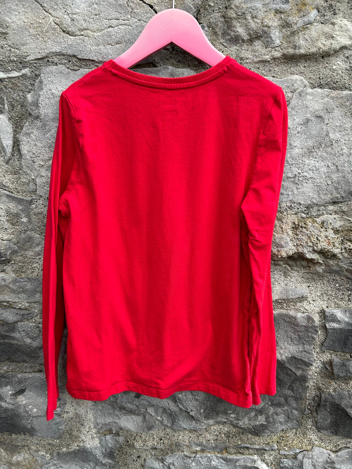 Team Rudolf red top  9-10y (134-140cm)