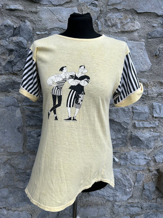 80s Fashion boys yellow T-shirt uk 6-8