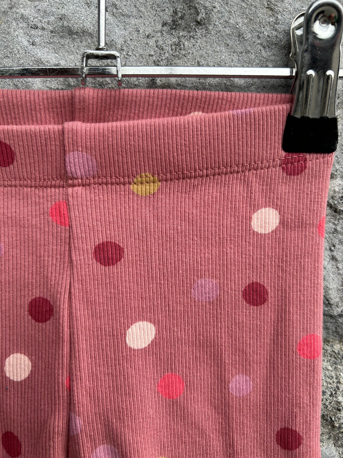 Pink tunic&spotty leggings  6-9m (68-74cm)