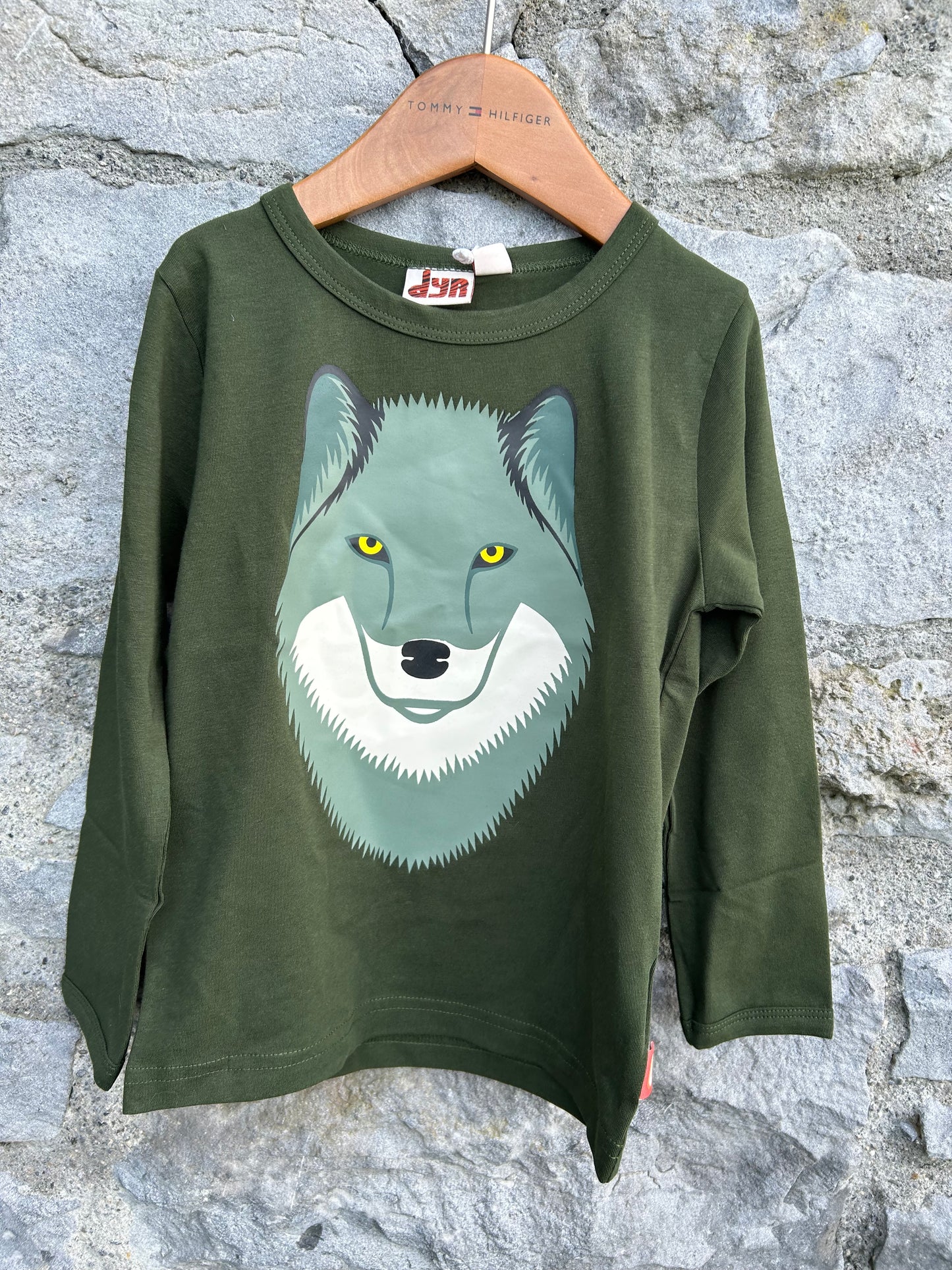 Khaki wolf top  2-3y (92-98cm)