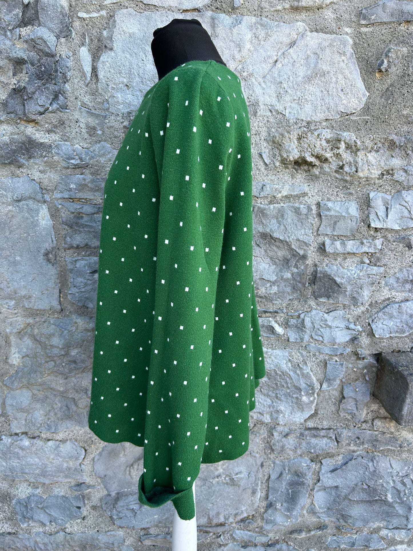 Green spotty jumper uk 16