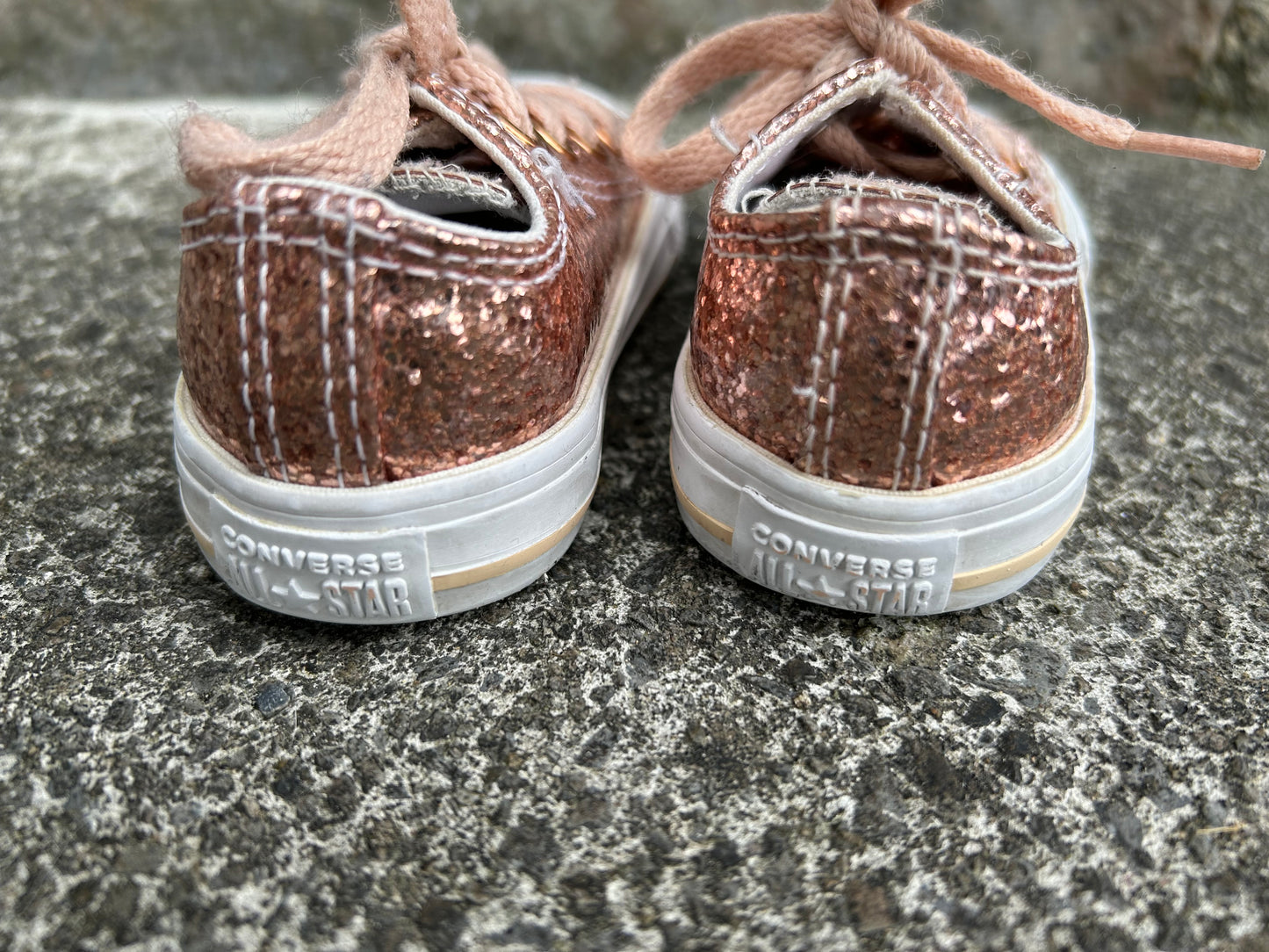 Pink glitter trainers  uk 3 (eu 19)