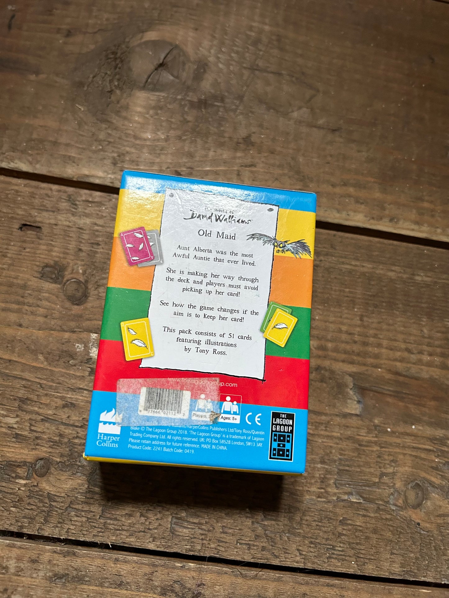 Awful aunties Old maid card game