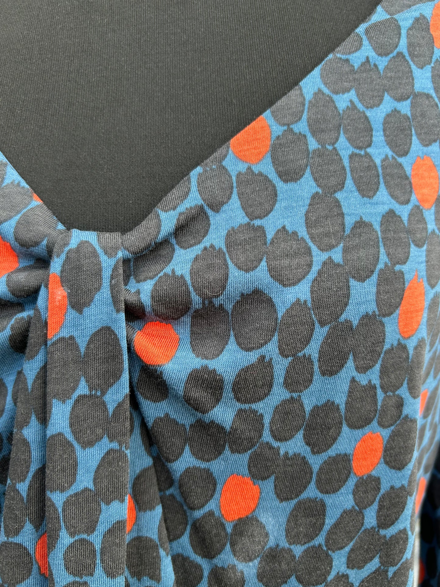 Mega dots blue top uk 14