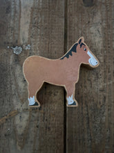 Load image into Gallery viewer, Horse&amp;cat wooden figures
