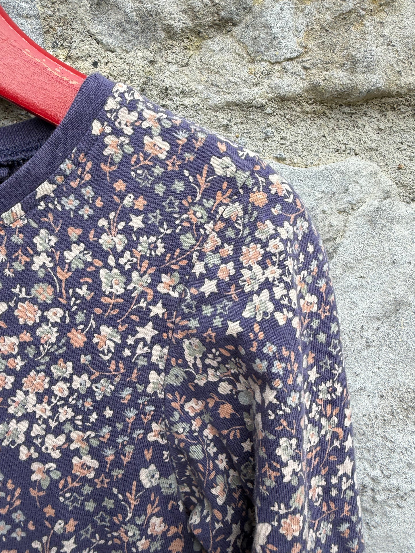 Purple floral dress  3-4y (98-104cm)