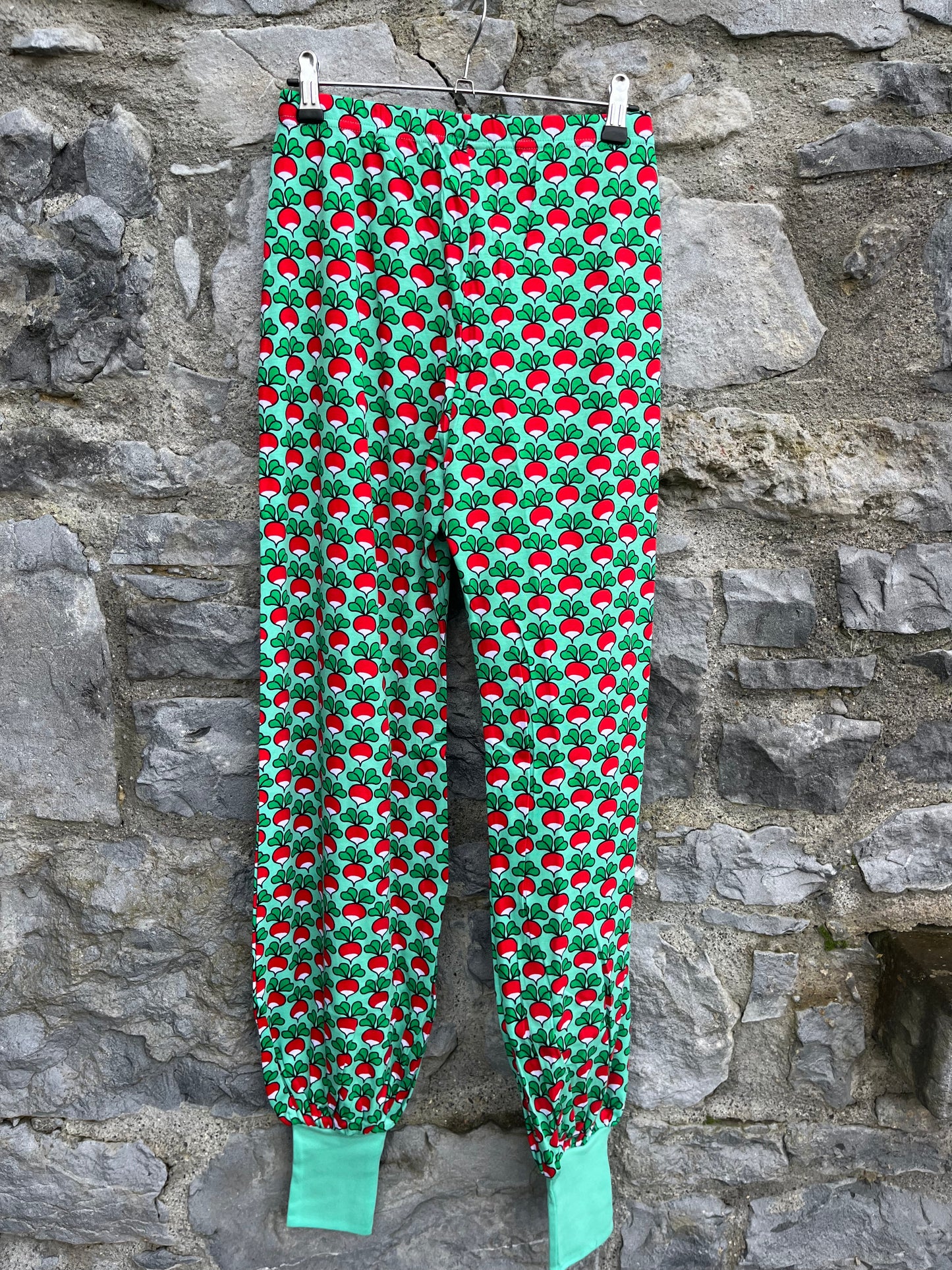 Green radish baggy pants 13-14y (158-164cm)