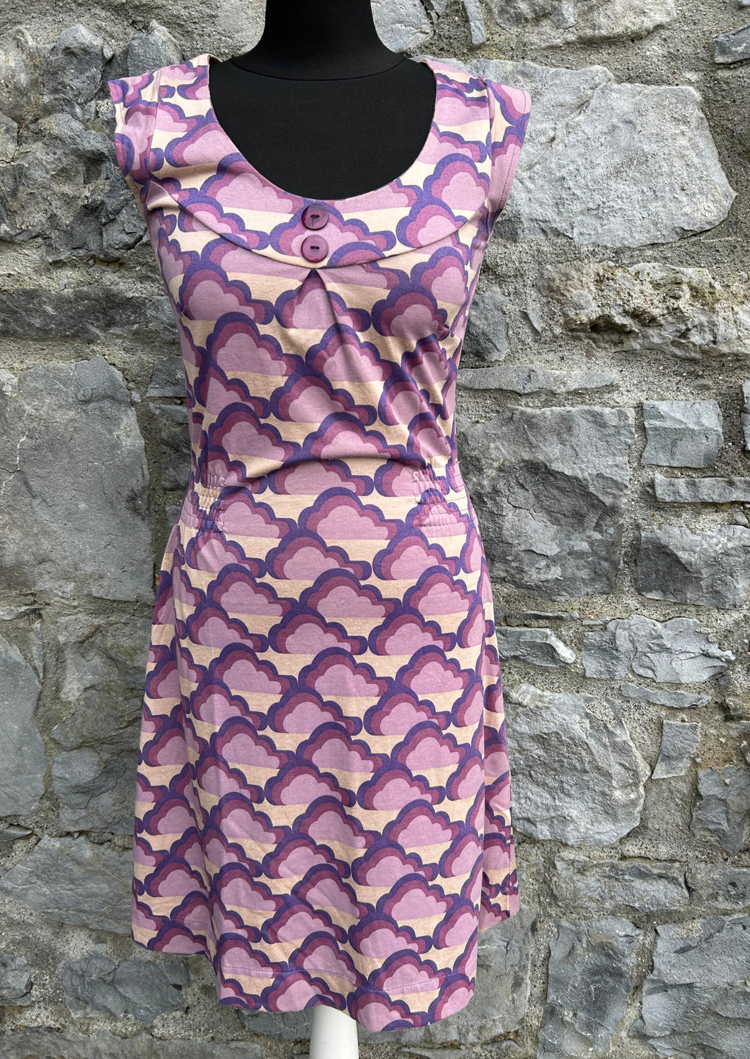 Purple clouds dress uk 6-8