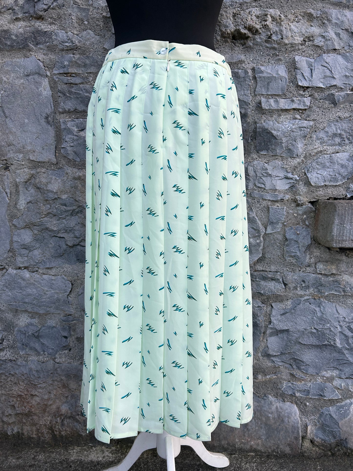 80s pistachio skirt uk 10