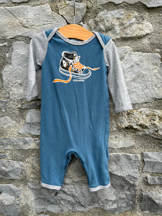 Converse petrol onesie  3-6m (62-68cm)