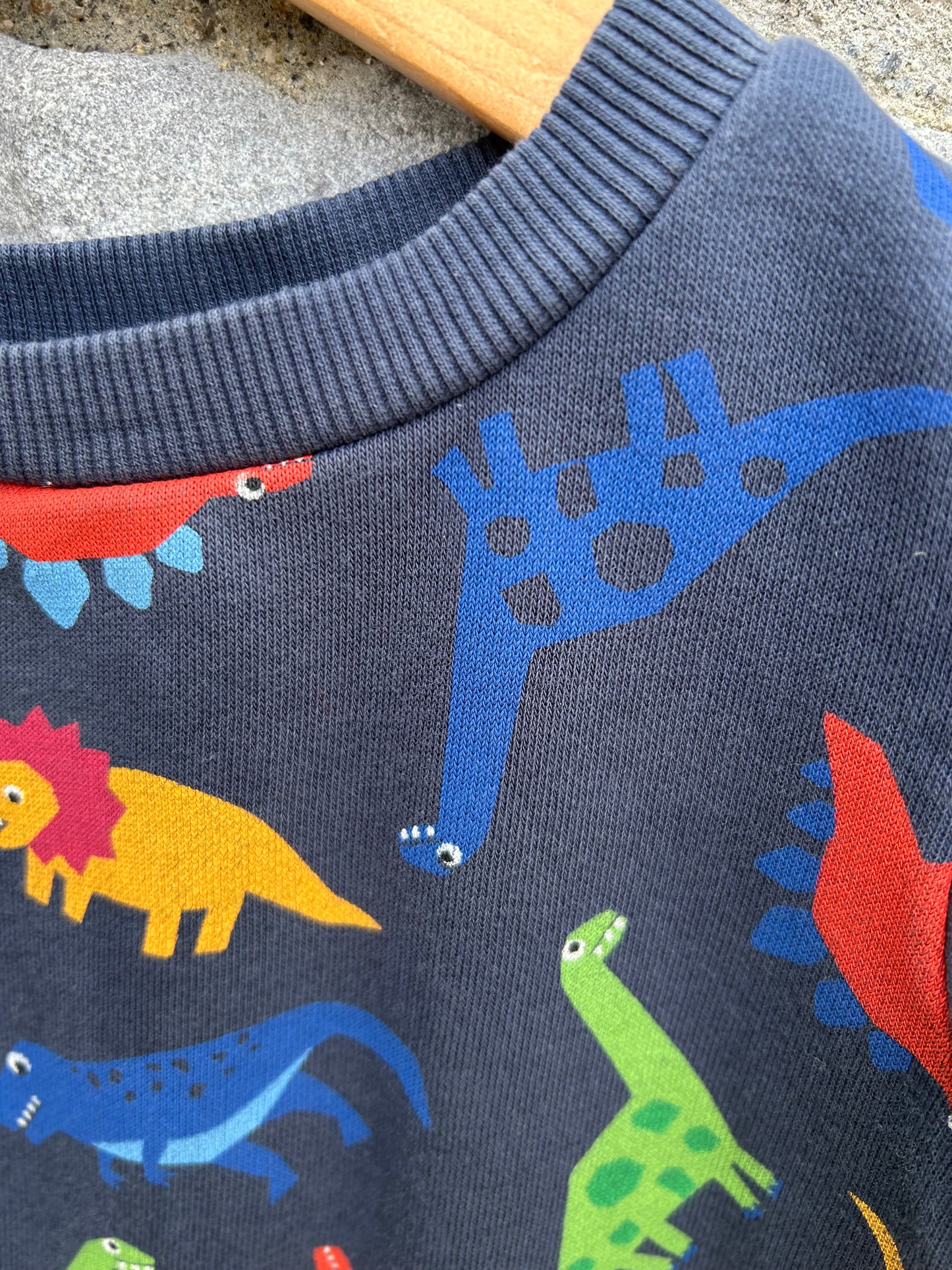 Dinosaurs navy sweatshirt  18m (86cm)