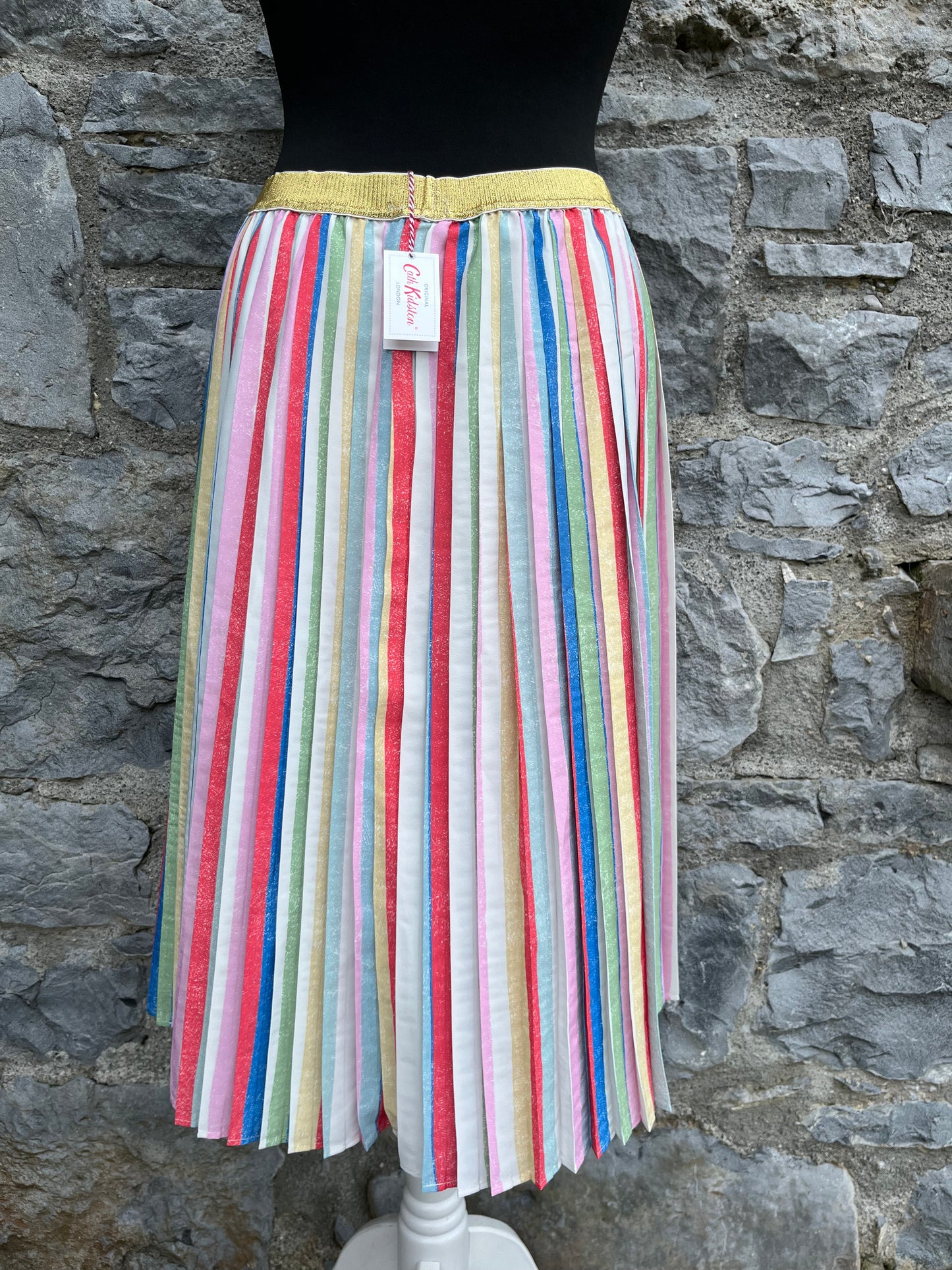 Rainbow pleated skirt uk 10-12