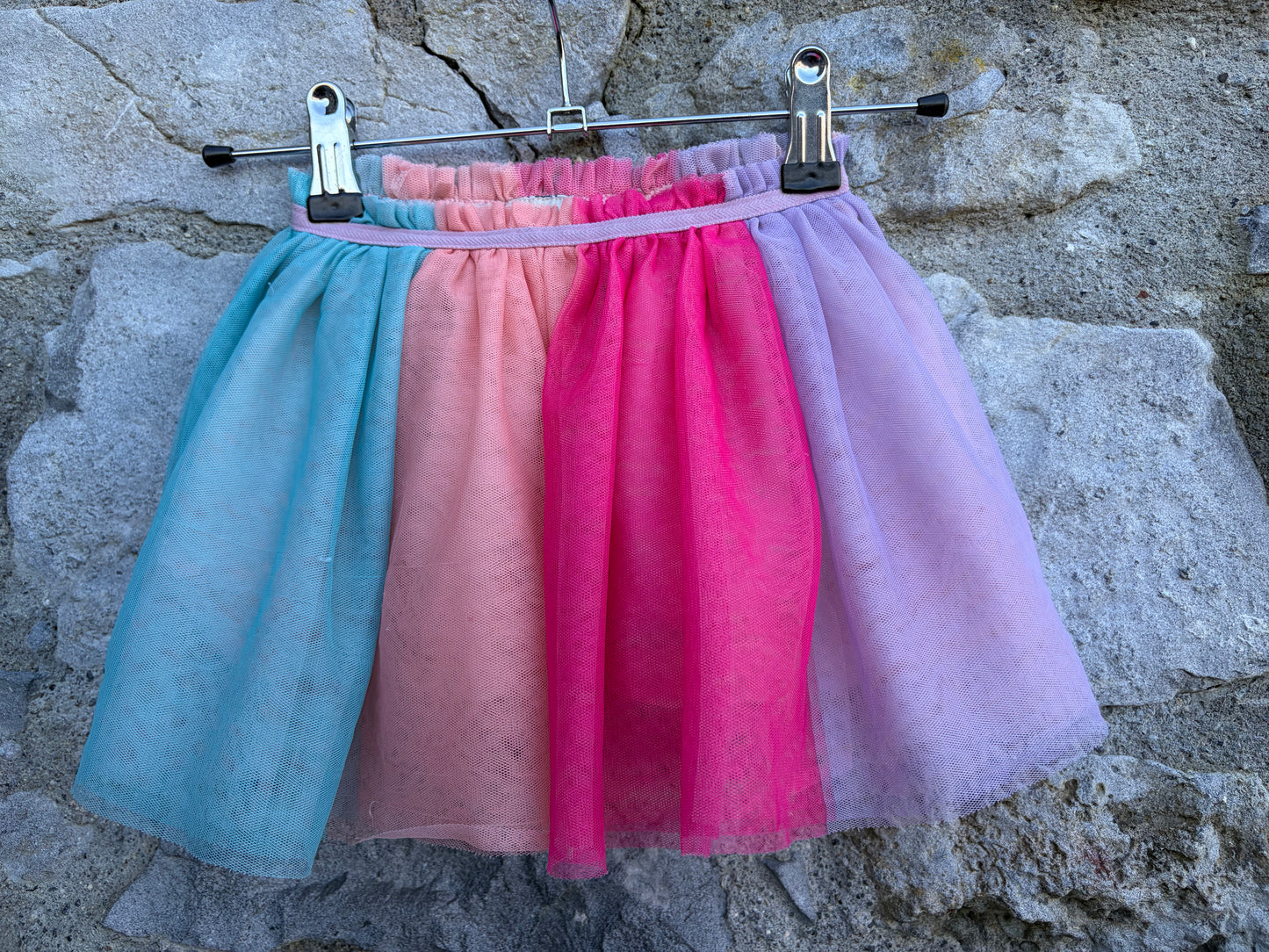 Colourful tulle skirt  2-3y (92-98cm)