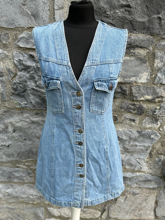 90s denim tunic uk 6-8