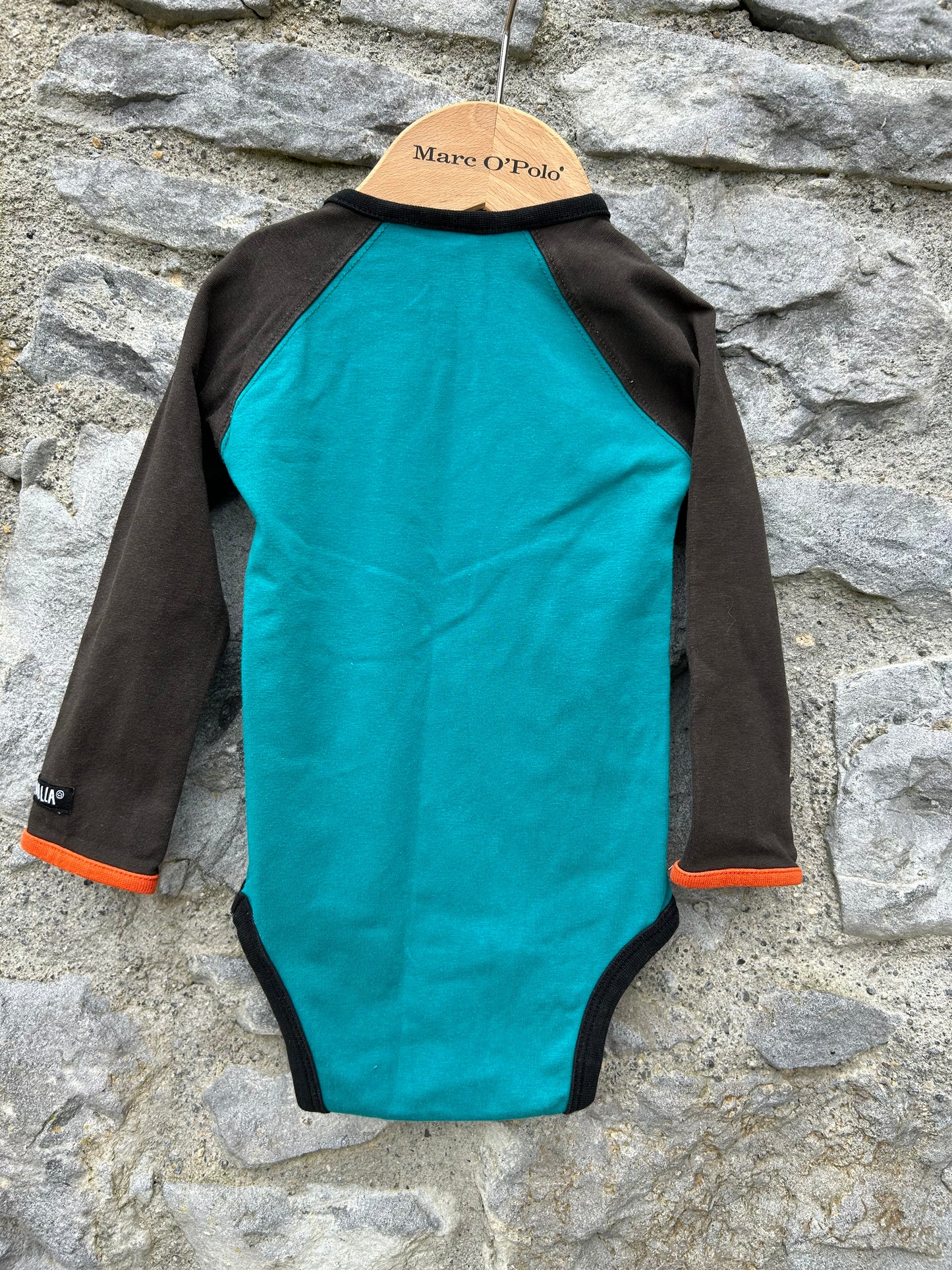 Teal raglan vest  9m (74cm)