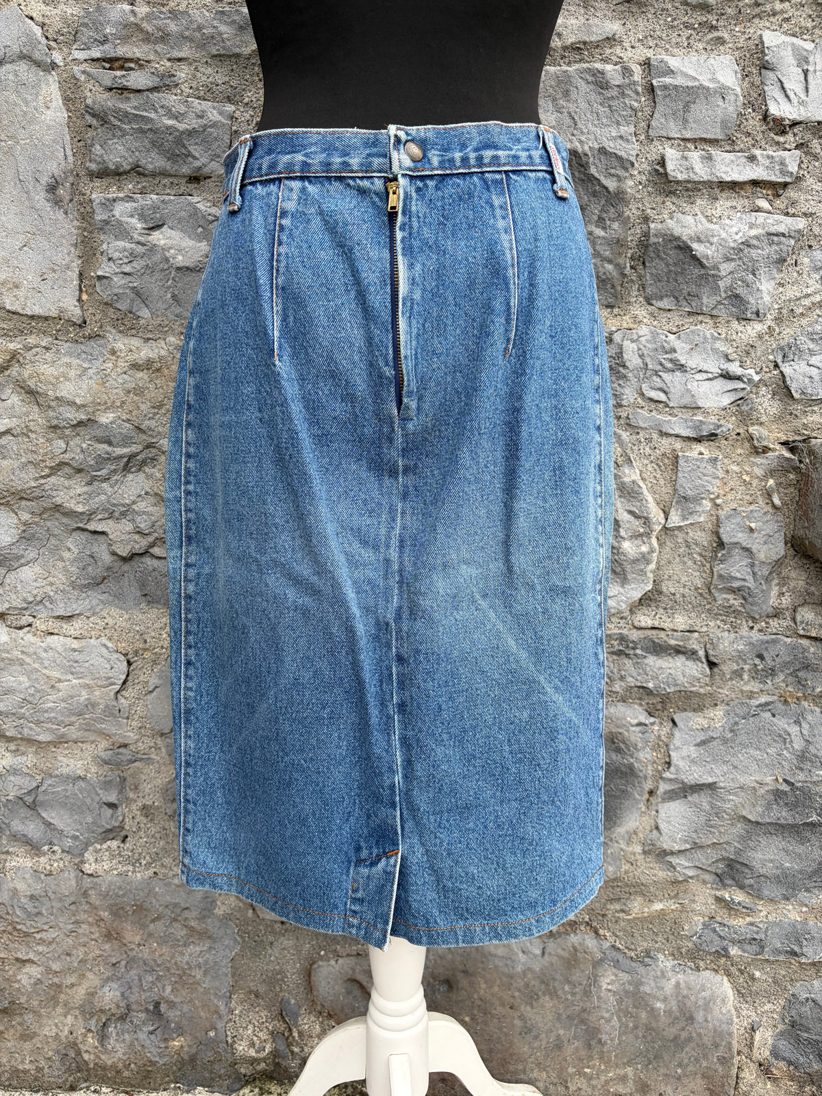 80s denim skirt uk 10