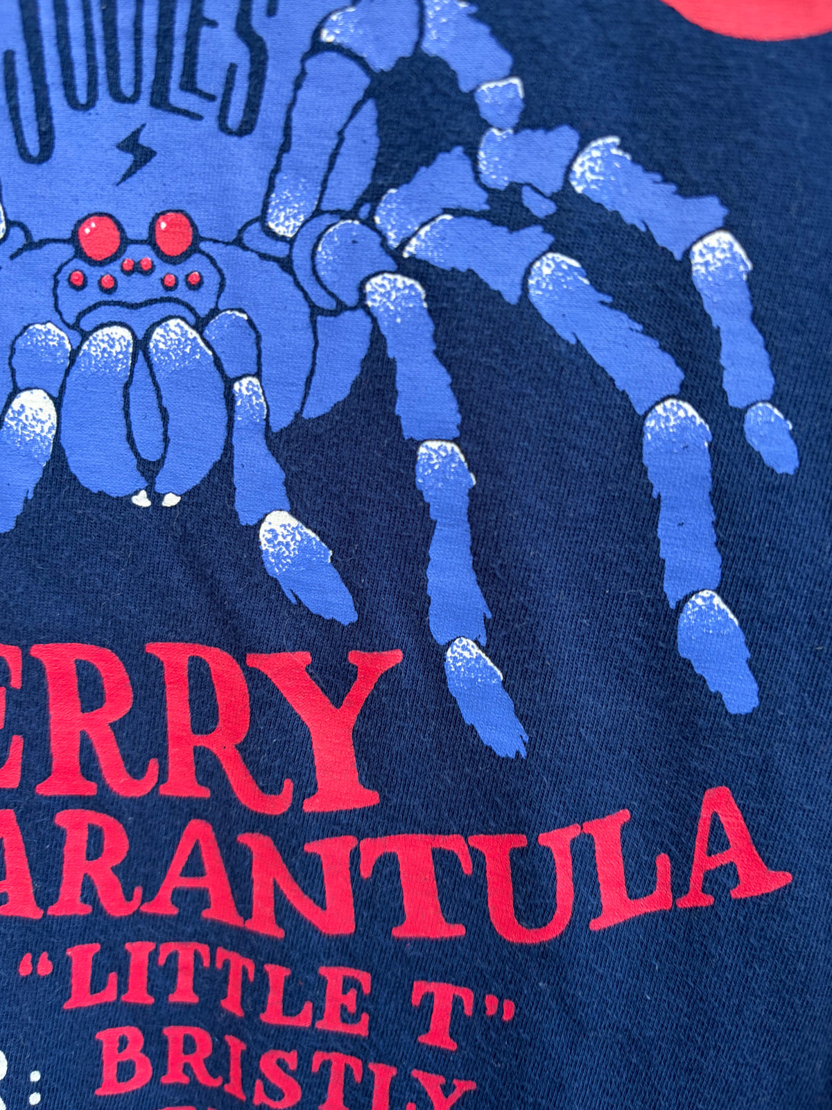 Tarantula raglan blue top 7-8y (122-128cm)