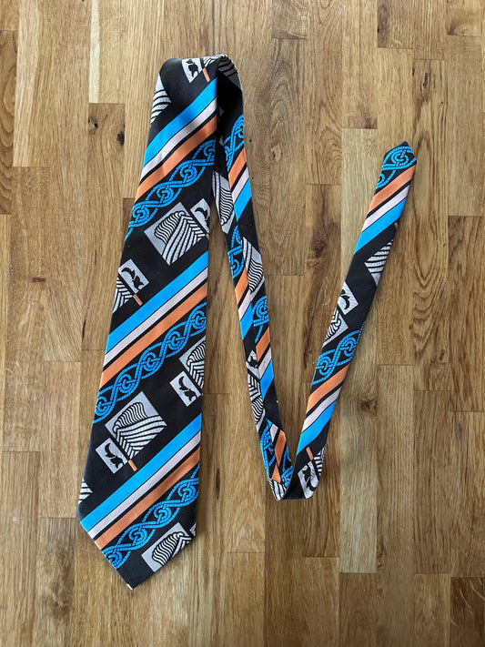 Celtic orange&blue tie