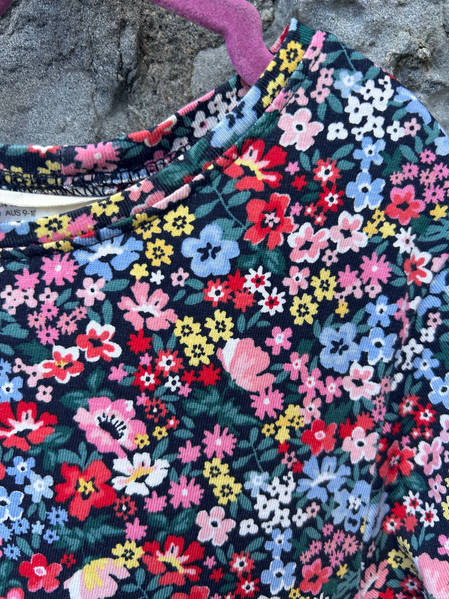 Colourful flowers dress  9-10y (134-140cm)