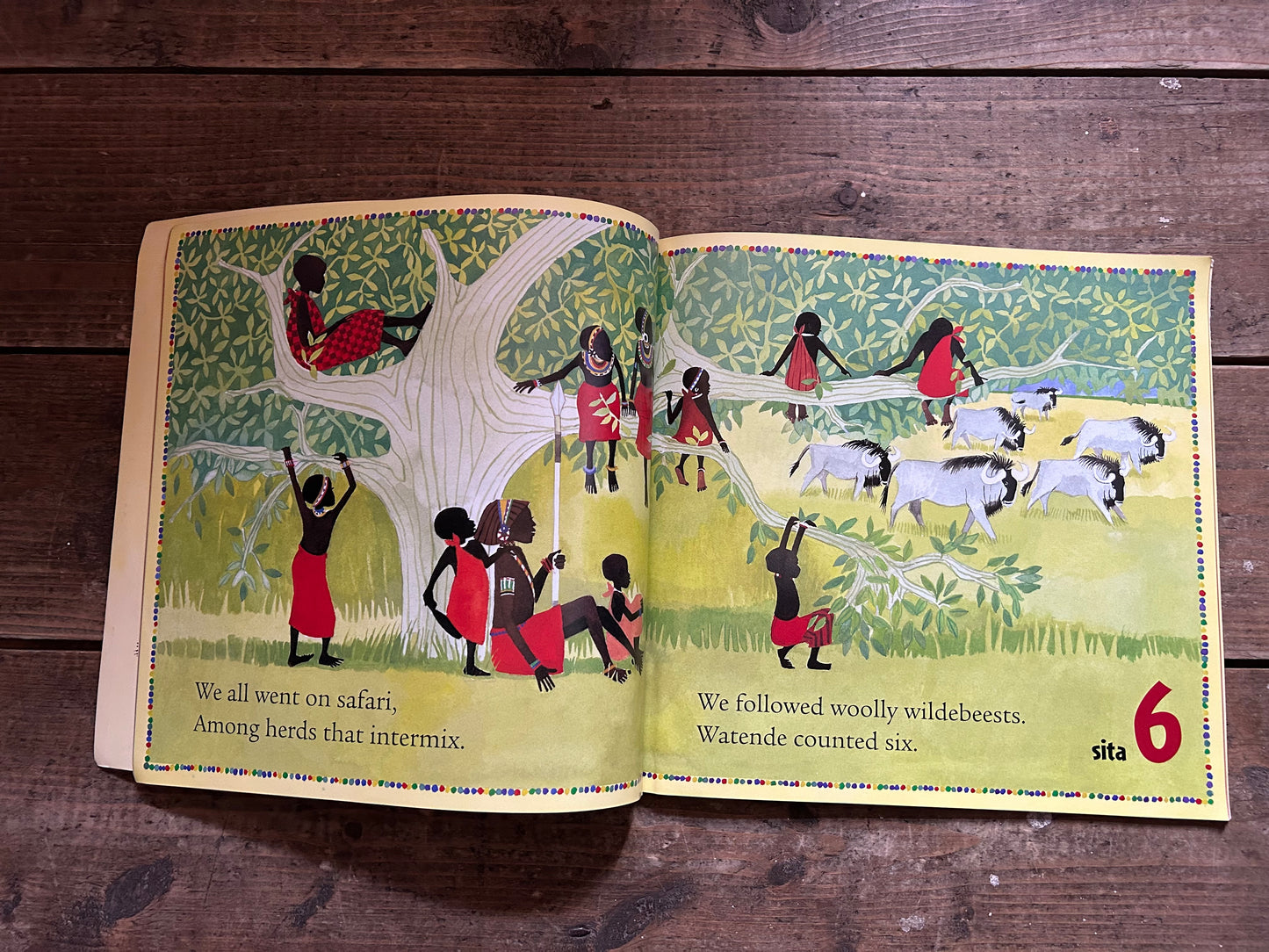 We all went on safari by Laurie Krebs