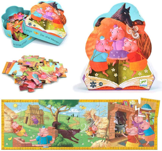 Three little pig jigsaw