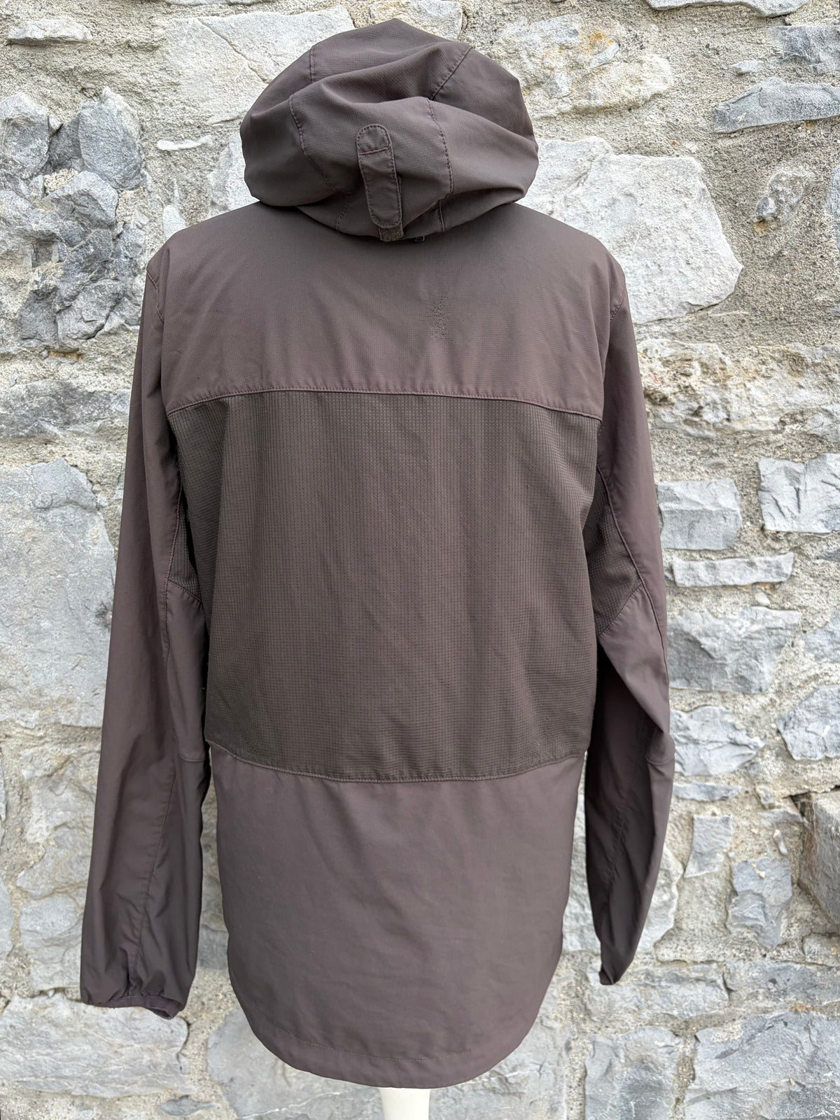 Brown light Hybrid Windbreaker Jacket Small