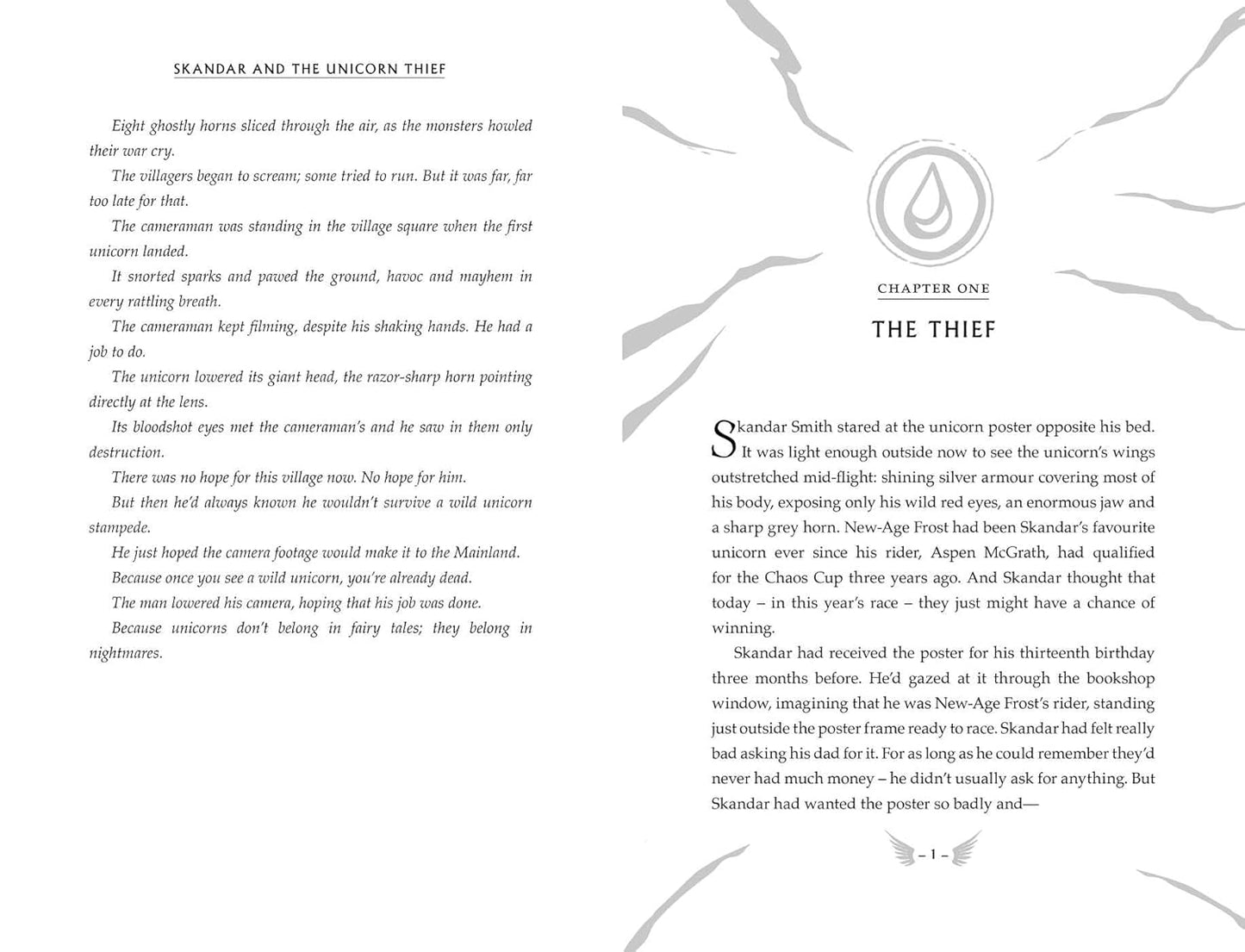 Skander and the unicorn thief by A.F.Steadman
