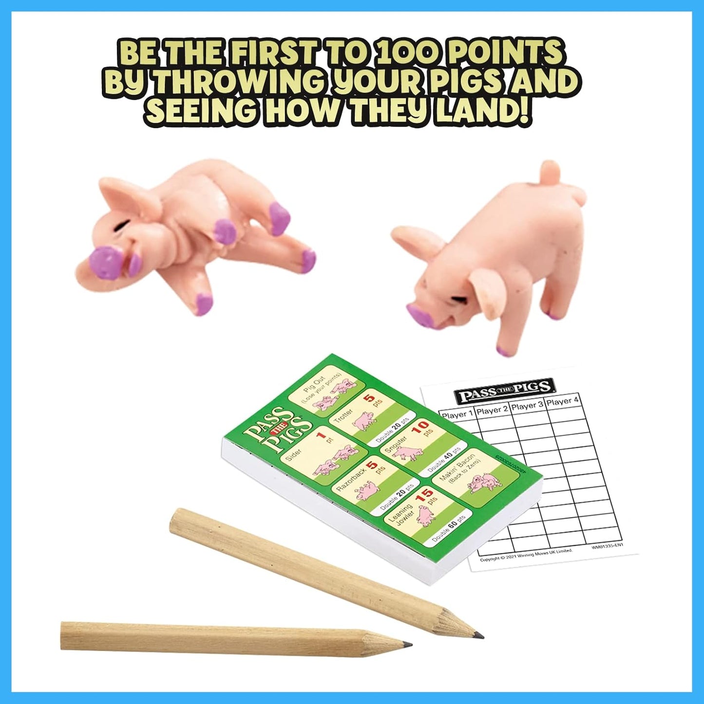 Pass the pigs - travel game