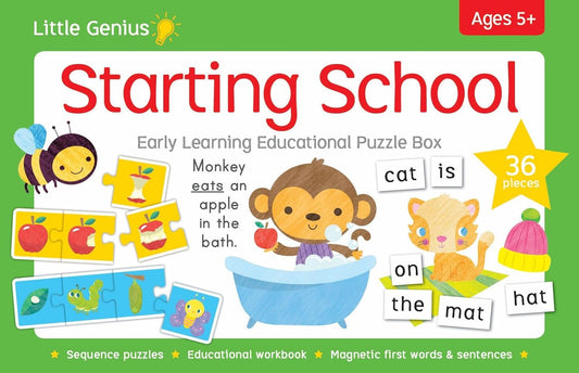 Starting school early counting puzzle box