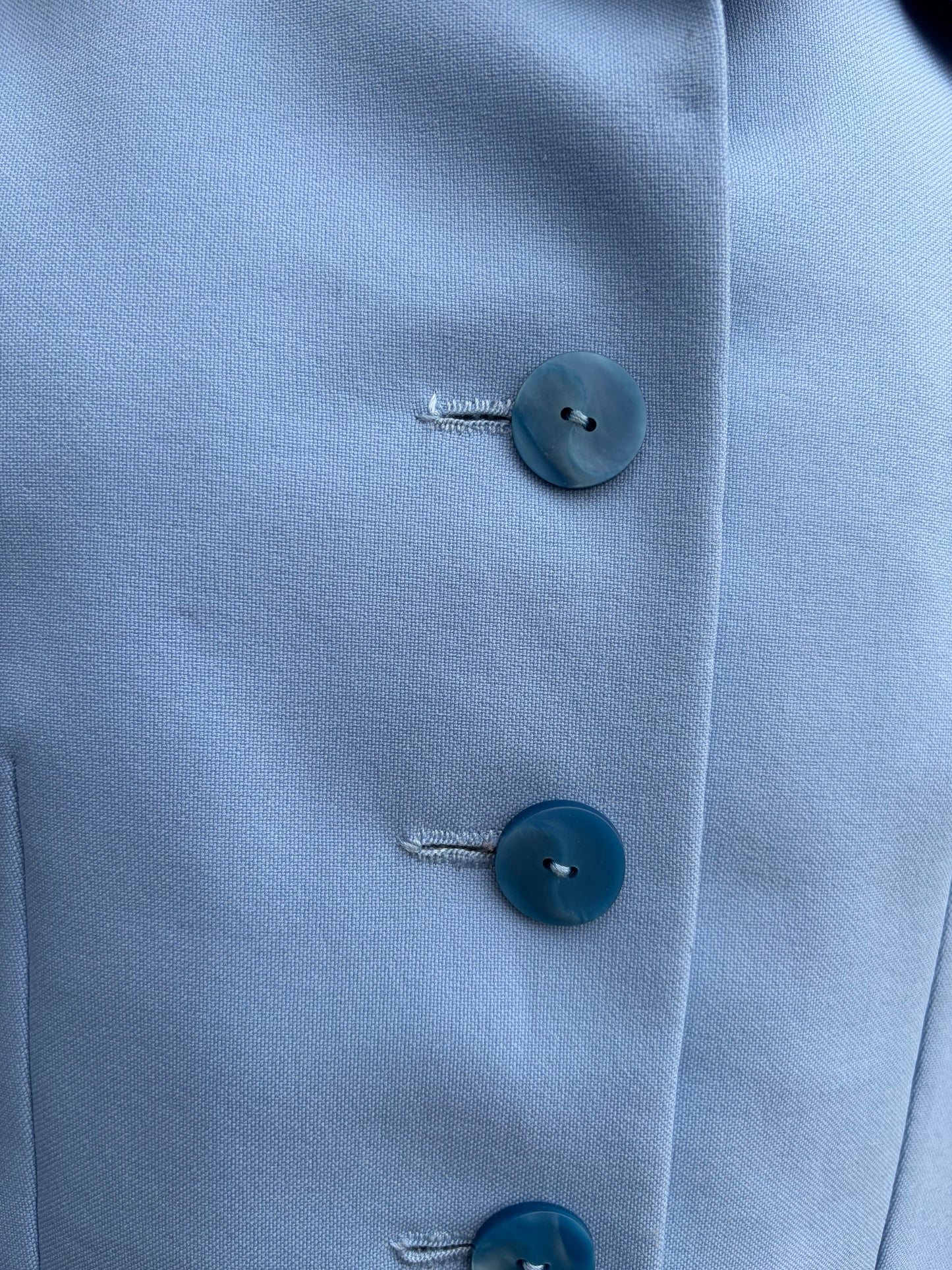 80s baby blue jacket uk 10-12