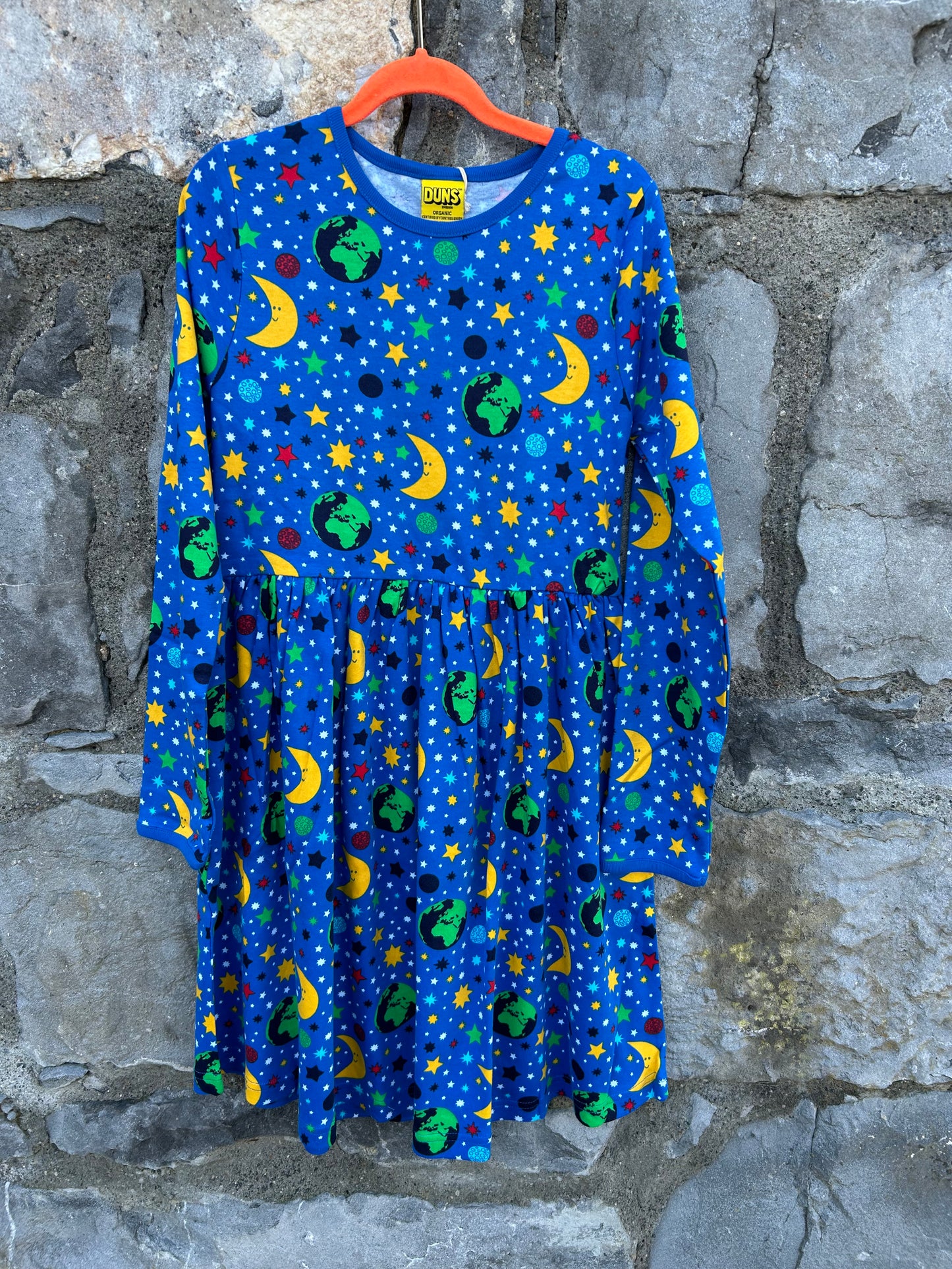 Mother Earth Blue Dress Twirly  10y (140cm)