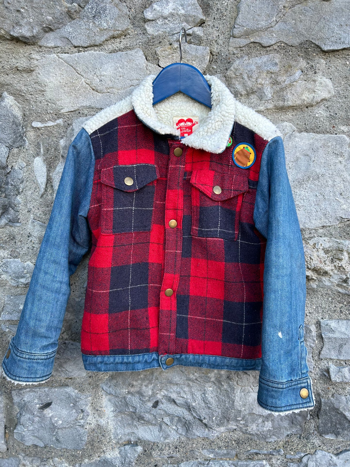 NEWFOUNDLAND Lumberjack Jacket/Dark Denim  5-6y (110-116cm)