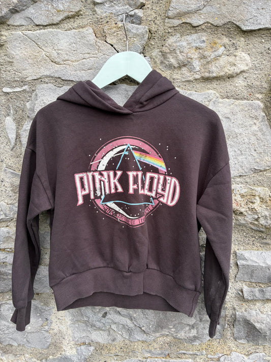 Pink Floyd black cropped hoodie  8-9y (128-134cm)