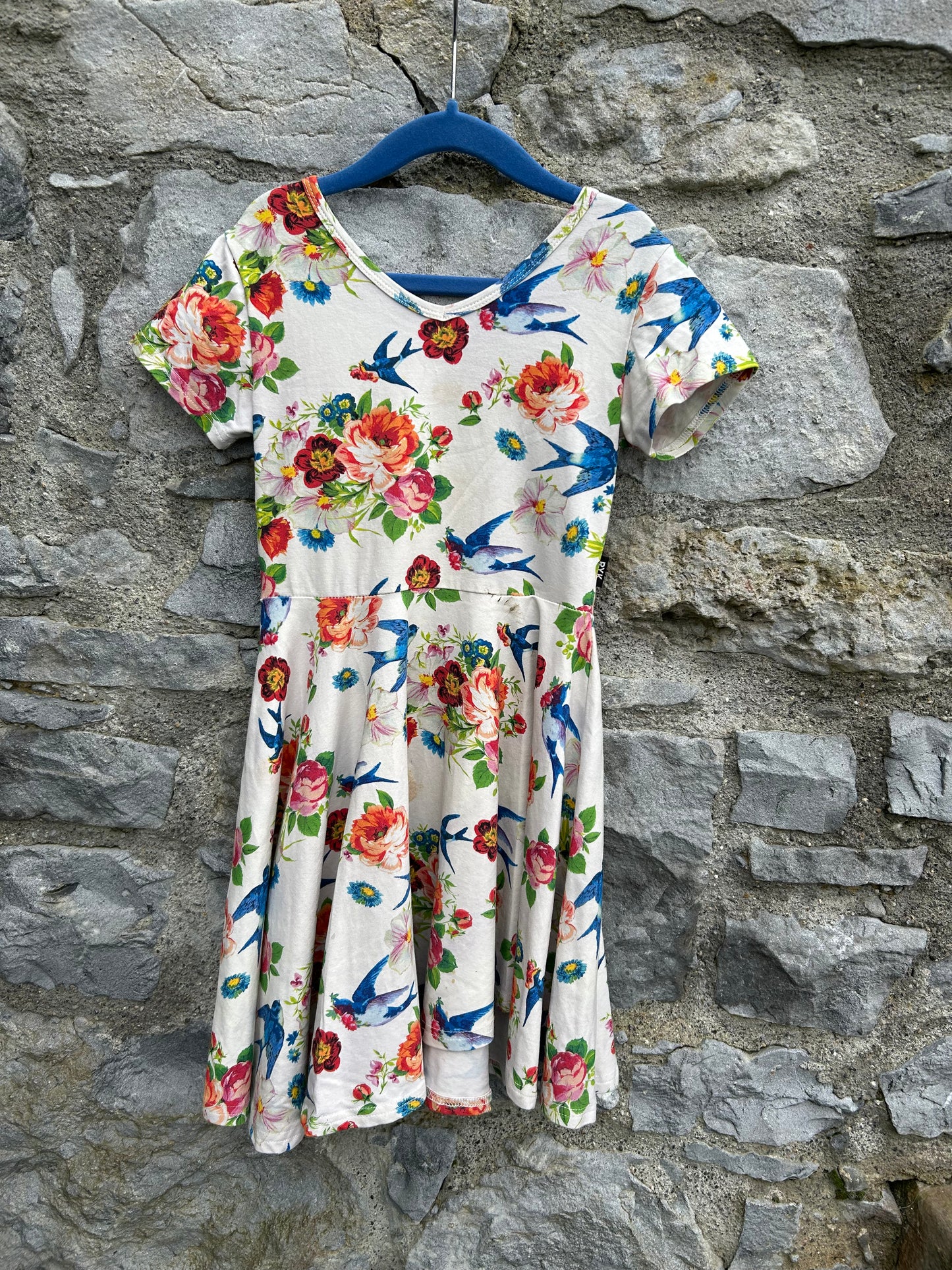 RYK Sparrows floral dress  6y (116cm)