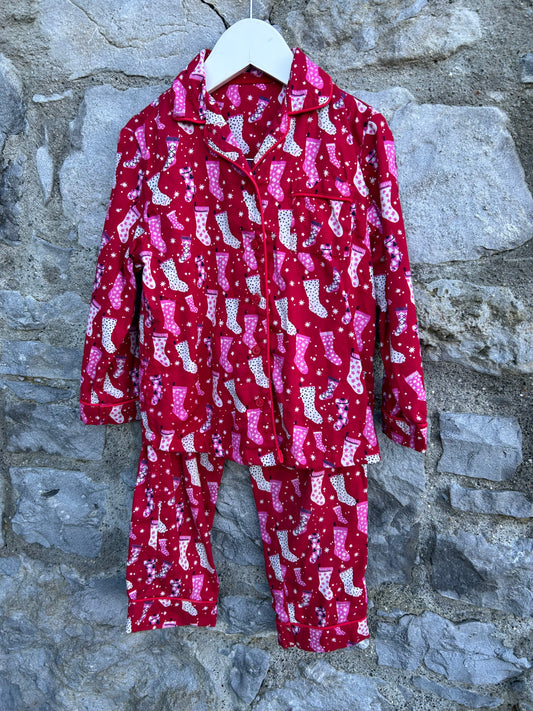 Christmas stockings red pjs  18-24m (86-92cm)