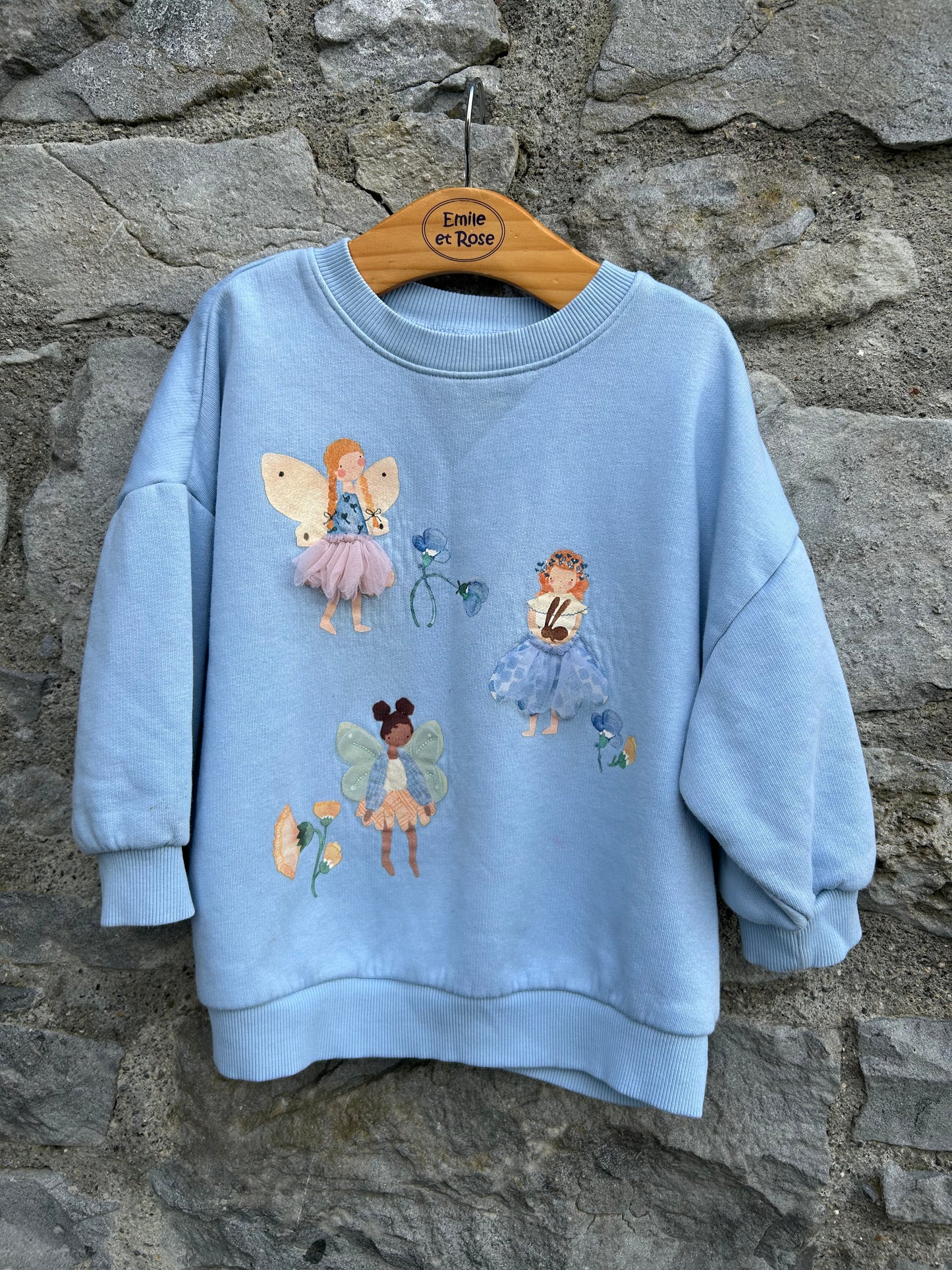 Fairies blue sweatshirt&leggings  2-3y (92-98cm)