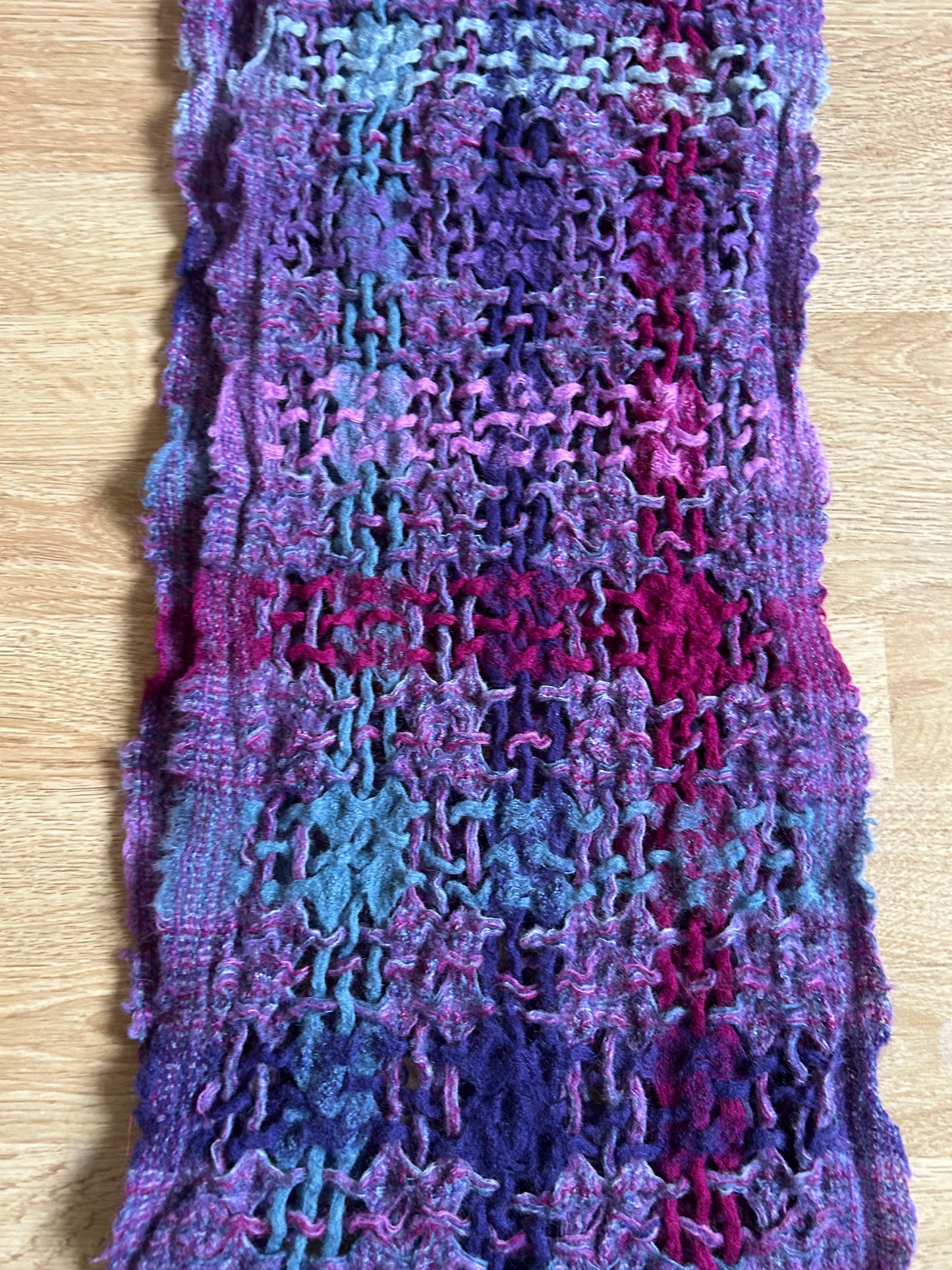 Purple scarf