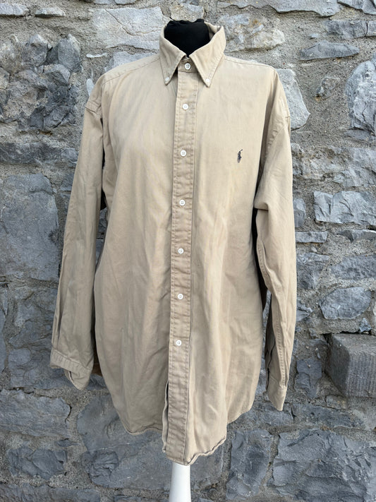 RL beige shirt Large