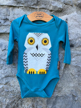 Load image into Gallery viewer, Owl blue vest  3-6m (62-68cm)
