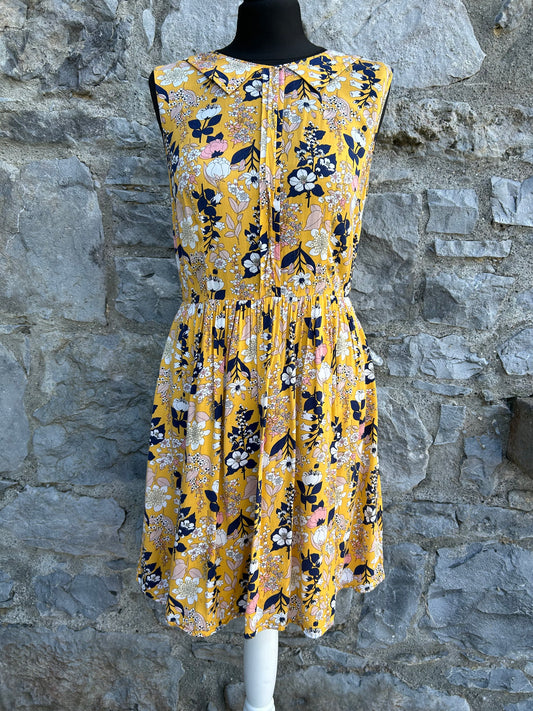 Yellow floral dress uk 10